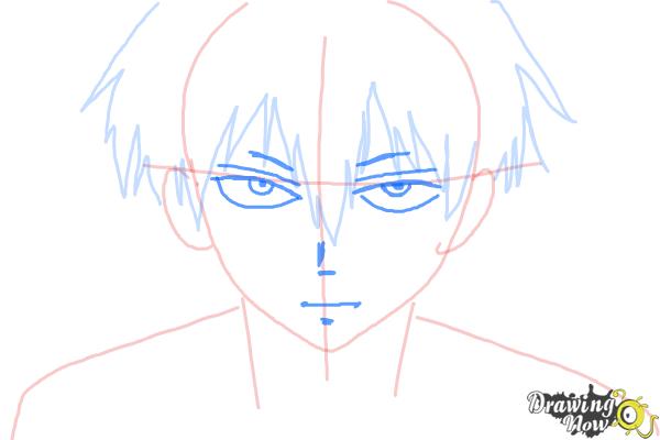 How to Draw Staz Charlie Blood from Blood Lad - Step 5