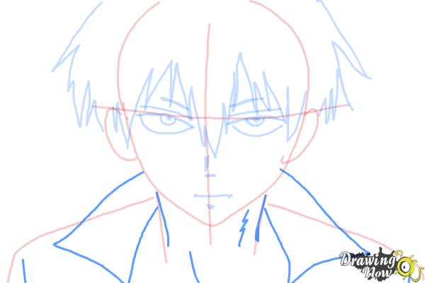 How to Draw Staz Charlie Blood from Blood Lad - Step 6