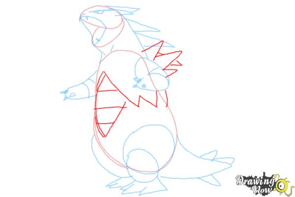 How to Draw Mega Tyranitar from Pokemon X How to Draw Mega Tyranitar from Pokemon X