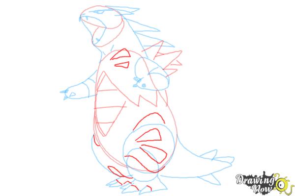 How to Draw Mega Tyranitar from Pokemon X How to Draw Mega Tyranitar from Pokemon X