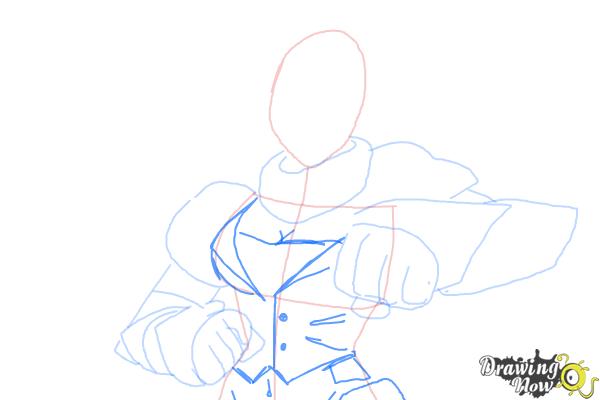 How to Draw Yang Xiao Long from Rwby - Step 6