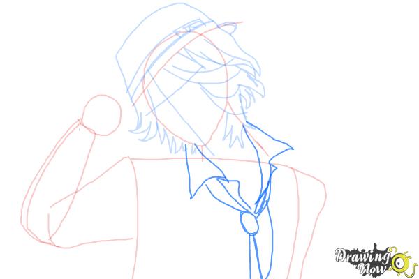 How to Draw Laito Sakamaki Diabolik Lovers - Step 6