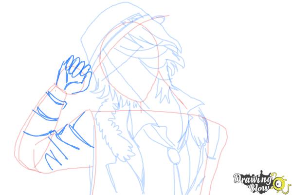 How to Draw Laito Sakamaki Diabolik Lovers - Step 8