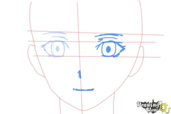 How to Draw Nike Remercier from Soredemo Sekai Wa Utsukushii - Step 5