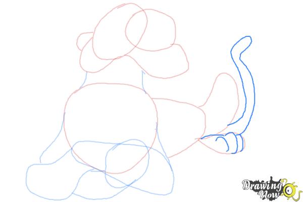 How to Draw Shere Khan, Disney Villain - Step 7 How to Draw Shere Khan, Disney Villain - Step 7