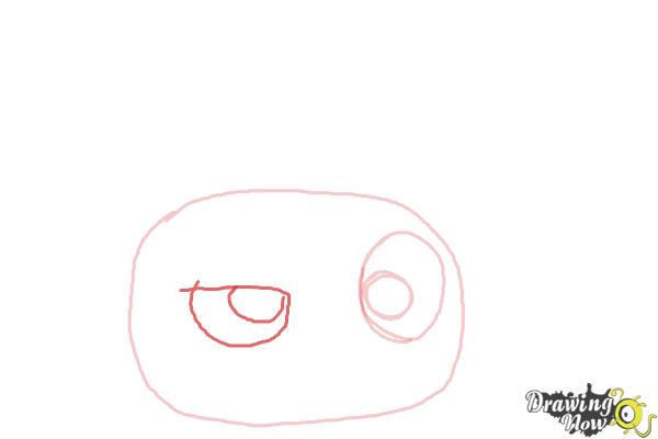 How to Draw Angry Bird Dahlia from Angry Birds Stella - Step 3 How to Draw Angry Bird Dahlia from Angry Birds Stella - Step 3
