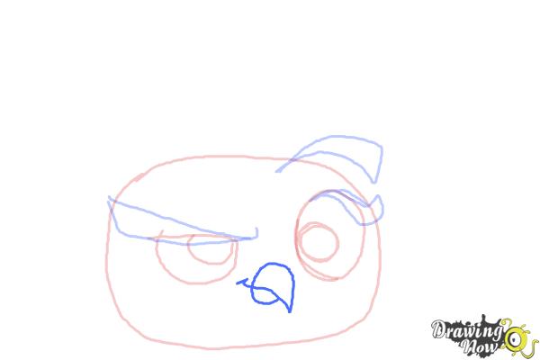 How to Draw Angry Bird Dahlia from Angry Birds Stella - Step 6