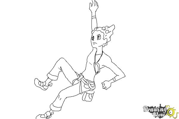 How to Draw Gym Leader Grant from Pokemon X & Y - Step 9 How to Draw Gym Leader Grant from Pokemon X & Y - Step 9