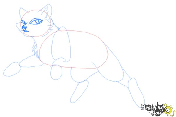 How to Draw Bluestar from Warrior Cats - Step 6