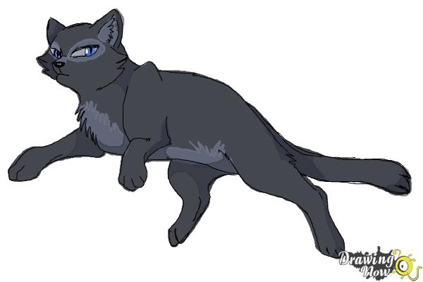 How to Draw Bluestar from Warrior Cats - Step 9