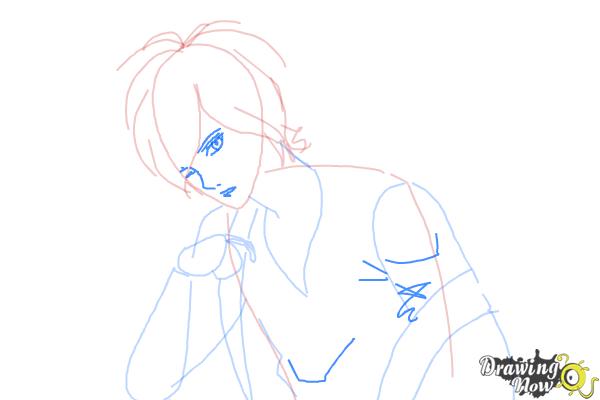 How to Draw Subaru Sakamaki Diabolik Lovers - Step 6