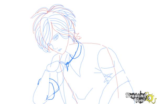 How to Draw Subaru Sakamaki Diabolik Lovers - Step 8