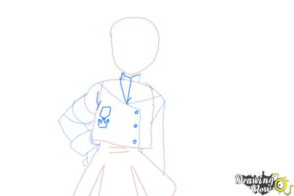 How to Draw Misaki Suzuhara from Angelic Layer - Step 5