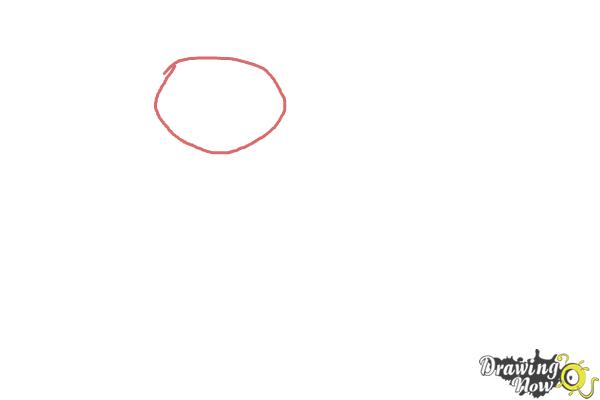 How to Draw a Turkey For Kids - Step 1 How to Draw a Turkey For Kids - Step 1
