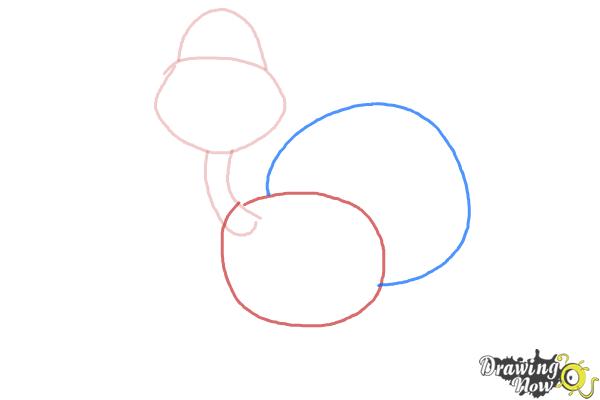 How to Draw a Turkey For Kids - Step 3 How to Draw a Turkey For Kids - Step 3