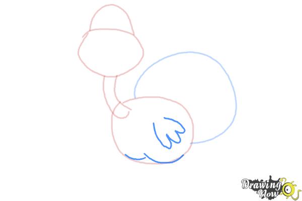How to Draw a Turkey For Kids - Step 4 How to Draw a Turkey For Kids - Step 4