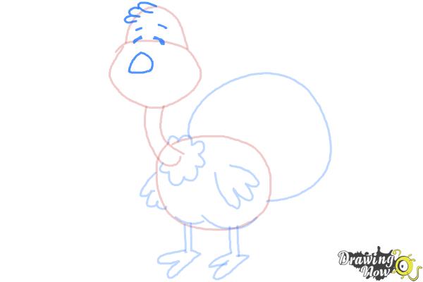 How to Draw a Turkey For Kids - Step 7