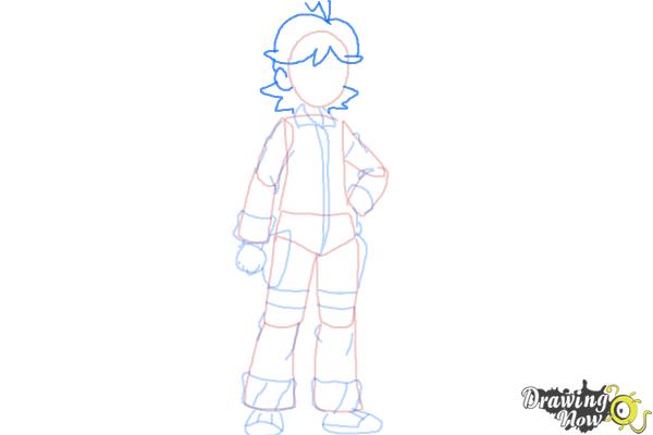 How to Draw Gym Leader Clemont from Pokemon X & Y - Step 8