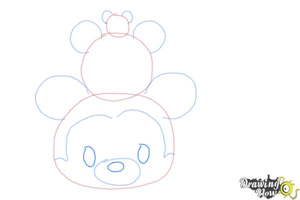 How to Draw Disney Tsum Tsum - Step 4 How to Draw Disney Tsum Tsum - Step 4