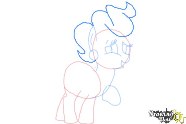 How to Draw Mrs. Cup Cake from My Little Pony Friendship Is Magic - Step 7