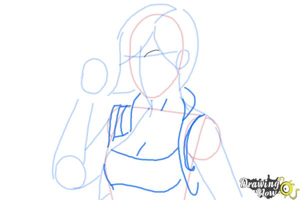 How to Draw Lilith from Borderlands 2 - Step 5