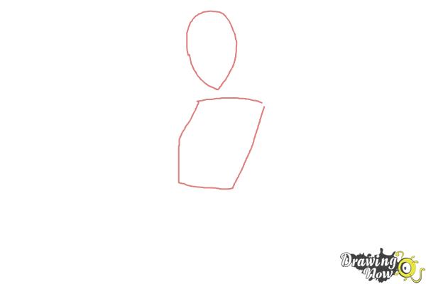 How to Draw Touka Kirishima from Tokyo Ghoul - Step 1 How to Draw Touka Kirishima from Tokyo Ghoul - Step 1