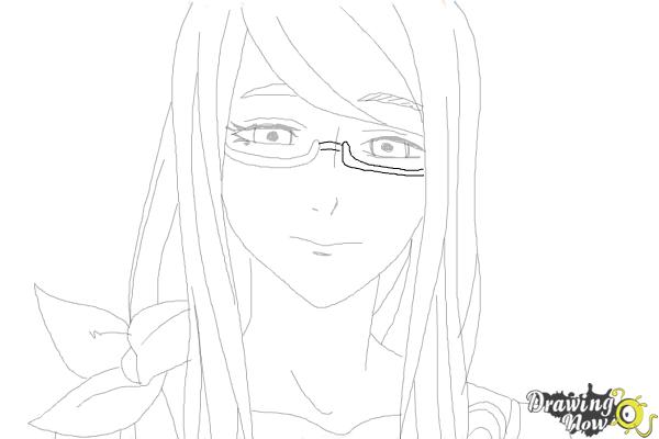 How to Draw Rize Kamishiro from Tokyo Ghoul - Step 8