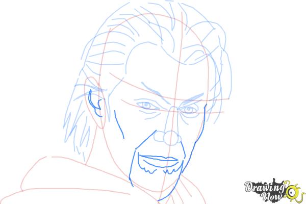 How to Draw Azazel from X-Men: First Class - Step 8