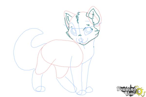 How to Draw Crookedstar from Warrior Cats - Step 7