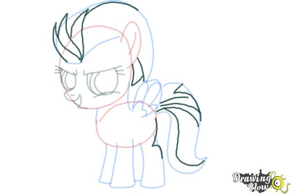 How to Draw Lightning Dust from My Little Pony Friendship Is Magic - Step 10