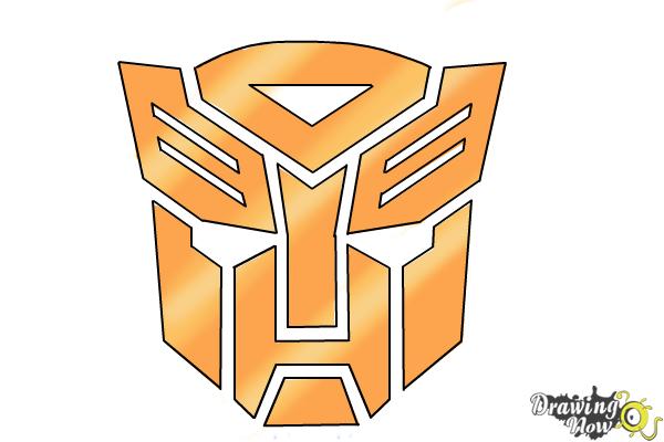 How to Draw Autobot Logo from Transformers - Step 10