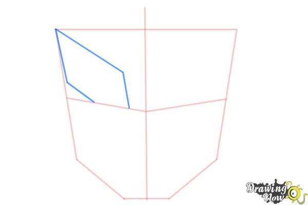 How to Draw Autobot Logo from Transformers - Step 3