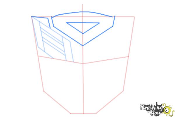 How to Draw Autobot Logo from Transformers - Step 5