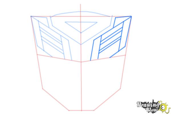 How to Draw Autobot Logo from Transformers - Step 6