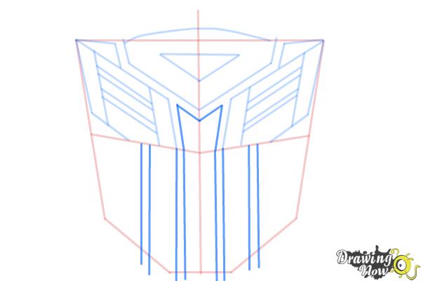 How to Draw Autobot Logo from Transformers - Step 7