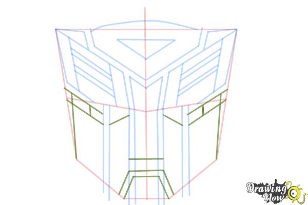 How to Draw Autobot Logo from Transformers - Step 8