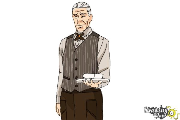 How to Draw Yoshimura from Tokyo Ghoul - Step 11 How to Draw Yoshimura from Tokyo Ghoul - Step 11