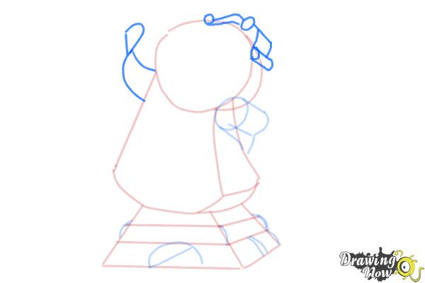 How to Draw Cogsworth from Beauty And The Beast - Step 6