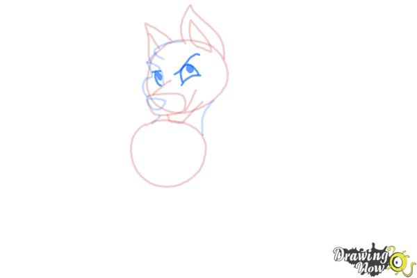 How to Draw a German Shepherd Puppy - Step 5