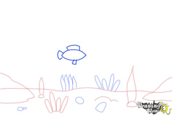 How to Draw an Underwater Scenehow to Draw an Underwater Scene - Step 4