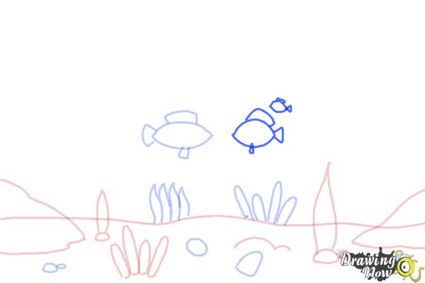 How to Draw an Underwater Scenehow to Draw an Underwater Scene - Step 5