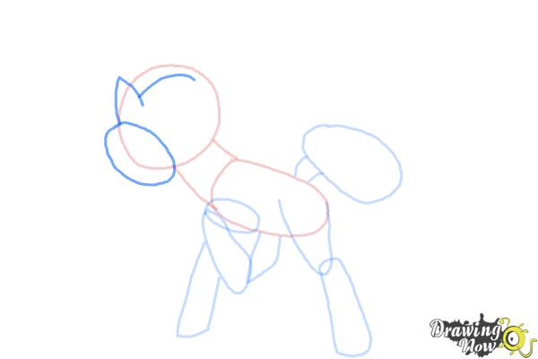 How to Draw Cheese Sandwich from My Little Pony - Step 6