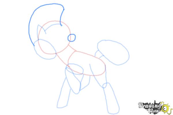 How to Draw Cheese Sandwich from My Little Pony - Step 7