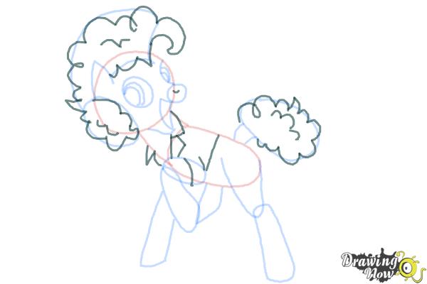How to Draw Cheese Sandwich from My Little Pony - Step 9 How to Draw Cheese Sandwich from My Little Pony - Step 9