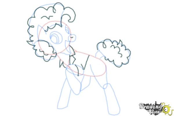 How to Draw Cheese Sandwich from My Little Pony - Step 9