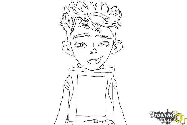 How to Draw Eggs from The Boxtrolls - Step 9 How to Draw Eggs from The Boxtrolls - Step 9