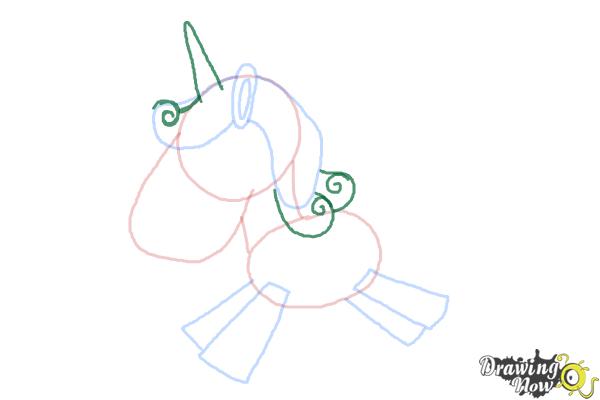 How to Draw a Cute And Simple Unicorn - Step 5