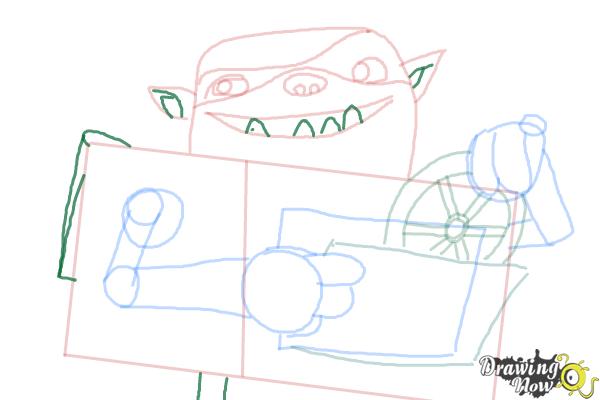 How to Draw Shoe from The Boxtrolls - Step 7 How to Draw Shoe from The Boxtrolls - Step 7
