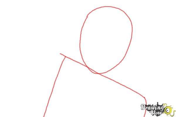 How to Draw Yuna from Final Fantasy - Step 1 How to Draw Yuna from Final Fantasy - Step 1