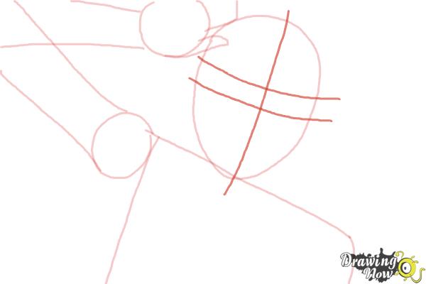 How to Draw Yuna from Final Fantasy - Step 3 How to Draw Yuna from Final Fantasy - Step 3